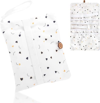 Wasbare Luiertas Organizer voor Onderweg – Universele Kinderwagen Tas met Sluiting