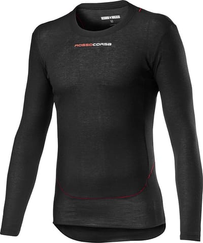 Castelli Ondershirt Lange mouwen Heren Zwart - PRoSecco Tech Long Sleeve Black - XL