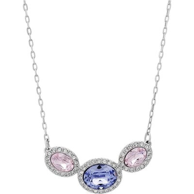 Swarovski Christie Christi Collection Collier Imitation Cristal Ovale Collier Femme Argent 5141926 Box (Random Color),F,Multicolor white