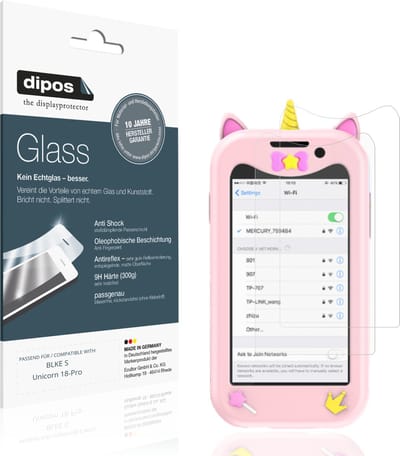dipos – 2x Matte Pantserfolie geschikt voor BLKE S Unicorn 18-Pro | 9H Screenprotector