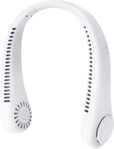 Hals Ventilator, Mini Handventilator, USB Bladloze Ventilator, 3 Snelheden, Oplaadbaar 15h Werking, Draagbaar Voor Kantoor, Thuis, Reizen & Buiten