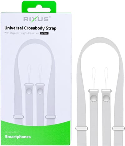 Rixus RXCS10L Universal Crossbody Strap Light Grey