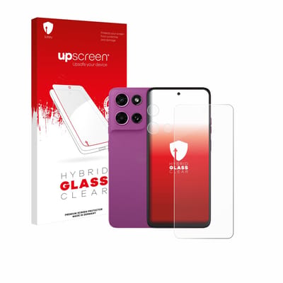 upscreen - Screenprotector voor Motorola Moto G (2026) (Voor+Camera) - Folie Beschermfolie Beschermglas transparant