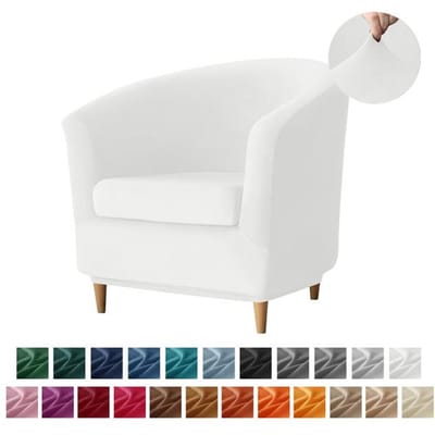 Split Velvet Club Tub Fauteuils Stoelhoezen Stretch Effen Kleur Sofa Hoes Sofa Bankhoes Voor Bar Met Zittinghoes