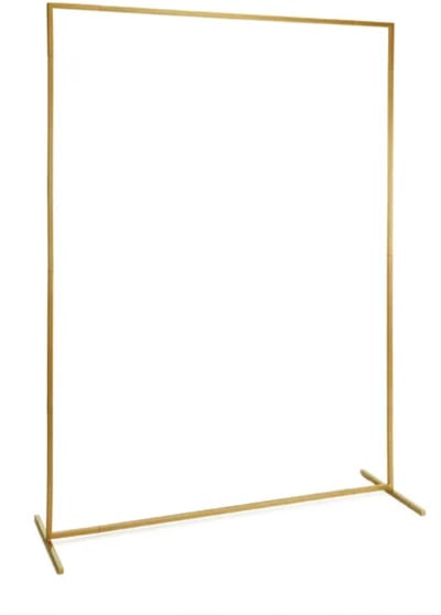 PartyDeco - Backdrop frame rechthoek – 150 cm x 200 cm (alleen afhalen)