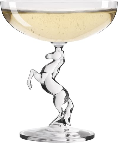 Ritzenhoff Champagnecoupe - 3D Paardensteel - Kristalglas - 230 ml - Espresso Martini Glas - Champagne & Prosecco Glas