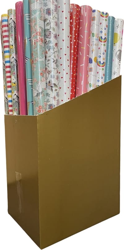 Cadeaupapier Consumentenbox 50 rollen Everyday – Inpakpapier- Breedte 70 cm - 2m lang