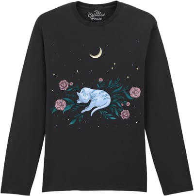 Katten Cat Dreaming The Coloured House Longsleeve T-shirt XXL