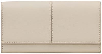 Marc O'Polo portemonnee Jessie Leather Combi Wallet Grey Silk crème