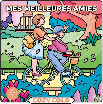 Atelier Créatif Autres licences Cozy Colo COZY COLO - MES MEILLEURES AMIES / My Best Friends - Hachette - Kleurboek voor volwassenen en kindern