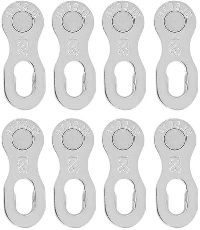 Duurzame 12-Way Fietsketting Verbindingen - 4 Paar Stalen Kettingschakels voor Fietsen en Onderdelen