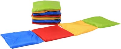 Nylon Speelzakken - Kleurige Beanbags - Buiten Spelletjes - Lichtgewicht Duurzaam - 10.2CM - Diverse Kleur