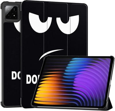 Tablet Hoes Geschikt voor Xiaomi Pad 7 / 7 Pro | Book Case met Standaard | Kunstlederen Beschermhoes | Tri-fold | Don`t Touch