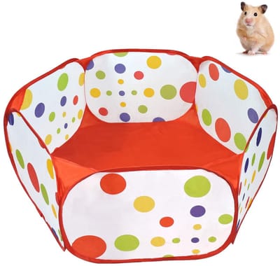 Dailygoods- Huisdiertent Lichtgewicht - Opvouwbare Dierenbox - Pop-up Hek - Buiten Speelhek - Waterdicht Polyester - Voor Kleine Dieren