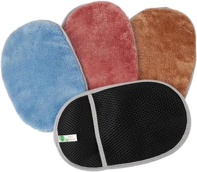 Autowashandschoenen - Reinigingswanten - Auto Poetsen - Extra Absorberend - 22.5x14cm - Willekeurige Kleur