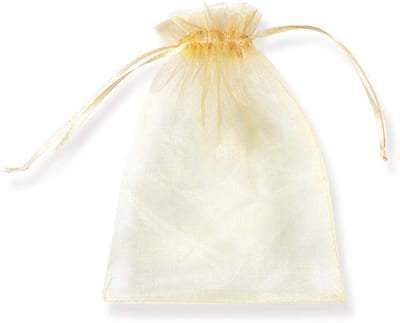 Cosensi- Organza Zakjes 13 x 18 cm - 100 Stuks - Geschenken - Trouwen - Sieraden - Hoogwaardige Organza - Treksluiting - Geschenkzakjes