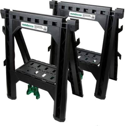 Opvouwbare Zaagzakken - Heavy Duty Stand met 4 Zaagbokken en 1200 lbs Capaciteit