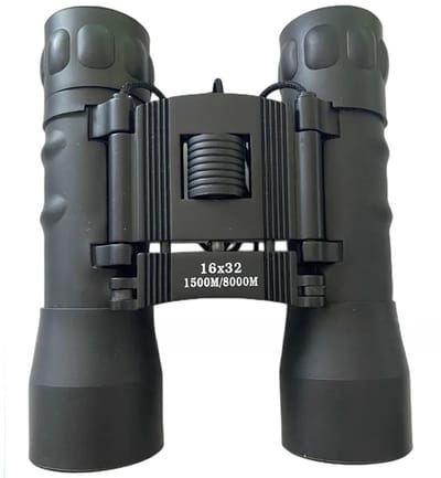 16x32 HD Verrekijker – Opvouwbare Krachtige Mini Telescoop met BAK4 FMC Optiek – Professioneel voor Jacht, Natuur, Reizen & Outdoor