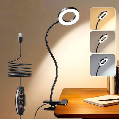 Bureaulamp - SERBASIC - 70cm - LED - 3 Temperaturen - 10 Helderheidsniveaus