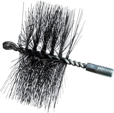 Ronde schoorsteenveger met staaldraad voor 150 mm tot 60 mm diameter