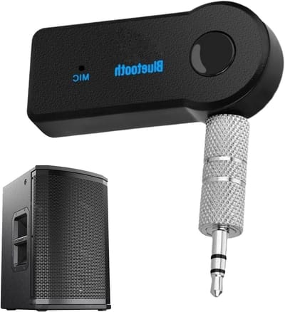 Draadloze Audio-ontvanger - Muziek Adapter - Muziek Streamen Auto - Lage Latentie Audio - Compact Formaat - Zwart