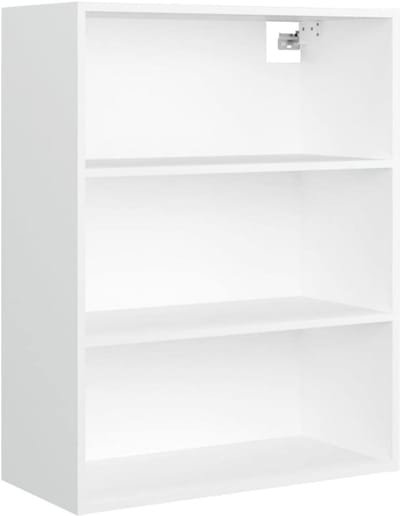 Hangkast - Wandkast Keuken - Opbergen Keuken - Wit Afgewerkt - 695 x 325 cm - Wit