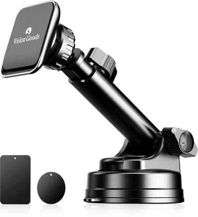 Telefoonhouder Met Zuignap - Magneet - Dashboard - Telefoonhouder auto magnetisch - Geschikt Voor Dashboard & Voorruit Raam - Telefoonhouders Auto - Universele Telefoonhouder - Uittrekbare Arm