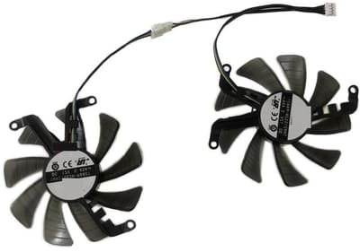 Grafische Kaart Ventilator - Koeler Vervanging - Component Koeling - Hoogwaardig Materiaal - 85x85x15mm - Zwart
