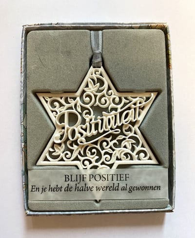 H&&H - Inspirerende woorden - Hanger - Positiviteit - Gift - Ster - Spreuken - Spreuktegel