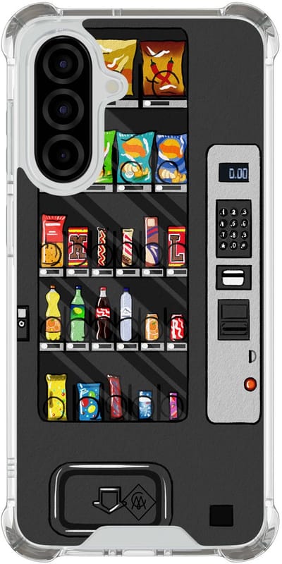 Casimoda® hoesje - Geschikt voor Samsung Galaxy A56 - Snoepautomaat - Shockproof case - Extra sterk - TPU/polycarbonaat - Multi, Transparant
