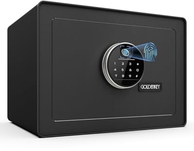 Digitale Beveiliging Kluis met Vingerafdrukslot - Klein voor Geld en Sieraden, Ideaal voor Thuis en Kantoor
