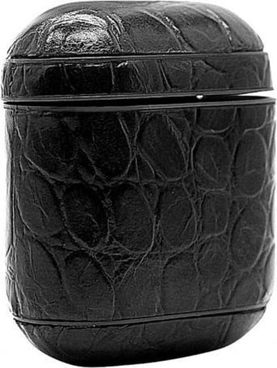 Geschikt voorAirpods Hoesje Hard Case - Snake Zwart - Airpod hoesje Geschikt voor: Apple AirPods 1 en Airpods 2