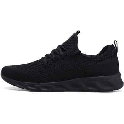 Nieuwe Comfortabele En Casual Lichtgewicht Sneakers Voor Heren Ademend Antislip Hardloopschoenen Heren Sportschoenen Maat 48 48 zwart