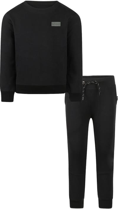 Koko Noko - Basic collection - Biologisch katoen - Kledingset - Joggingbroek Zwart - Sweater Zwart - Maat 92