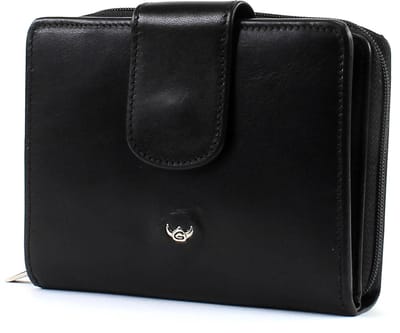 Golden Head Leren portemonnee Colorado RFID Protect RV-Börse 3331 Schwarz zwart