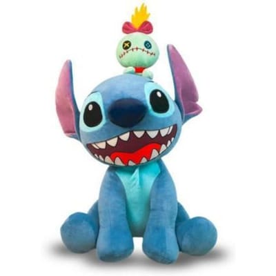 Disney Stitch & Scrump on head pluche 50cm Bekende knuffels