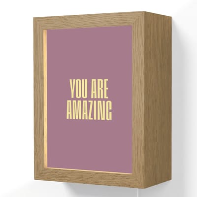 Tekst - Paars - Amazing
