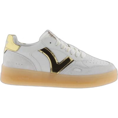 Dames sneakers met leren en suède look Victoria Seúl