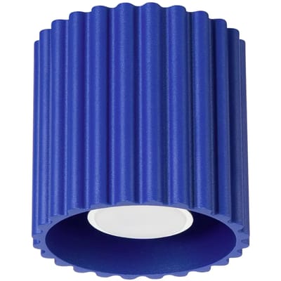 Sollux Lighting Plafondlamp Aura - GU10 - ultramarijn - aluminium - 10x10x10cm