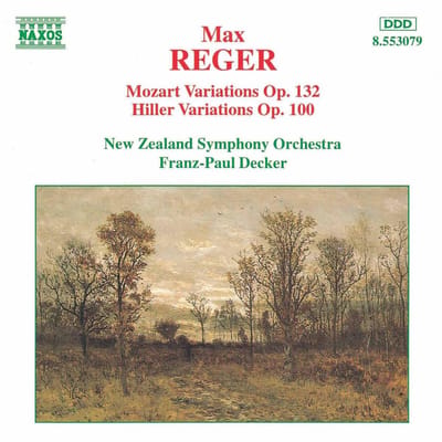New Zealand Symphony Orchestra, Franz-Paul Decker - Rger: Mozart & Hiller Variations (CD)