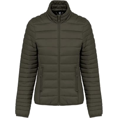 Kariban Ladies' lightweight padded jacket K6121 - Dark Khaki - M