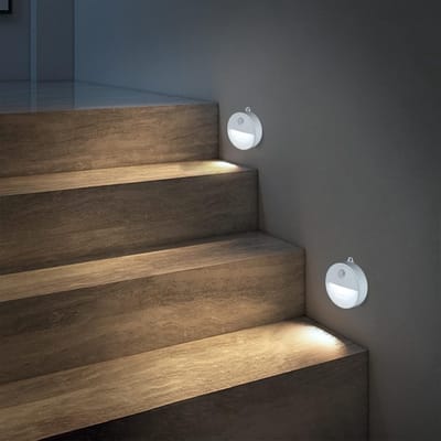 LED Nachtlampje met Bewegingsmelder - Automatisch In- en Uitschakelen voor Keuken, Badkamer, Trap en Slaapkamer