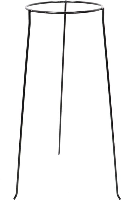 Esschert Design Bloempot Standaard Ø23 cm – Metalen Plantenstandaard Zwart – Moderne Plant Houder 78 cm Hoog