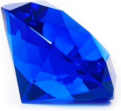 50mm Blauwe Kristallen Diamanten Decoraties voor Bruiloften, Feesten en Etalages van Glas