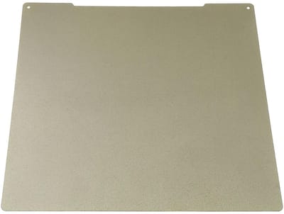 Cosensi- 3D-printerplaat Dubbelzijdig - PEI - Verenstaal - 254 x 241 mm - Compatibel met Prusa I3 MK4 MK3 MK3S - Verbeterde hechting - Bouwplaat