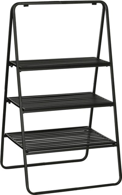 Mica Decorations Plantentafel Greenrax - 55x42x100 cm - IJzer - Zwart