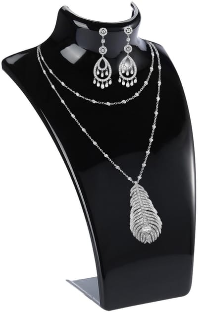 Dailygoods- Sieradenhouder Driedimensionaal Design - Sieradenrek - Ketting Buste - Organisator - Elegant Display - Duurzaam Materiaal - Sieradenstandaard