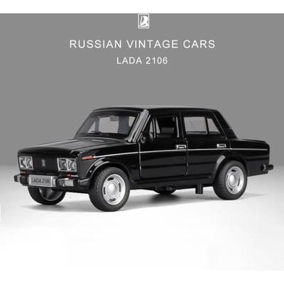 1/32 Russische Lada Niva Legering Modelauto Lada 2106 Speelgoed Diecast Metaal Gieten Pull Back Muziek Licht Auto Speelgoed Voor Kinderen Voertuig
