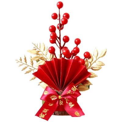 Tafel Geluksboom Decoratie Levensachtig Exquisiet Fortuinboom Ornament met Hangtag voor Lente