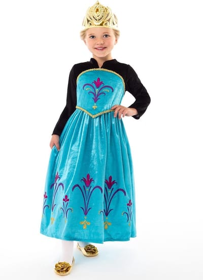 Little Adventures - Frozen Elsa jurk kroningsdag - Maat 104/116